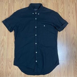 Zara Men's Black Button Down Shirt